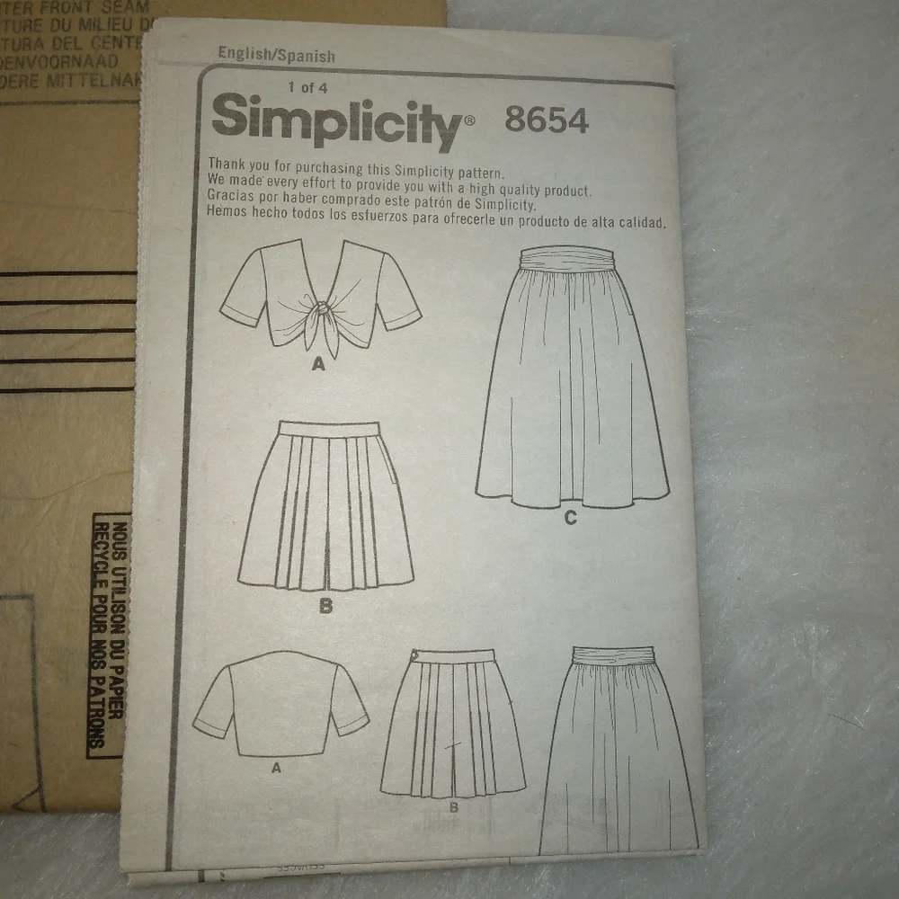 Simplicity 8654 sz